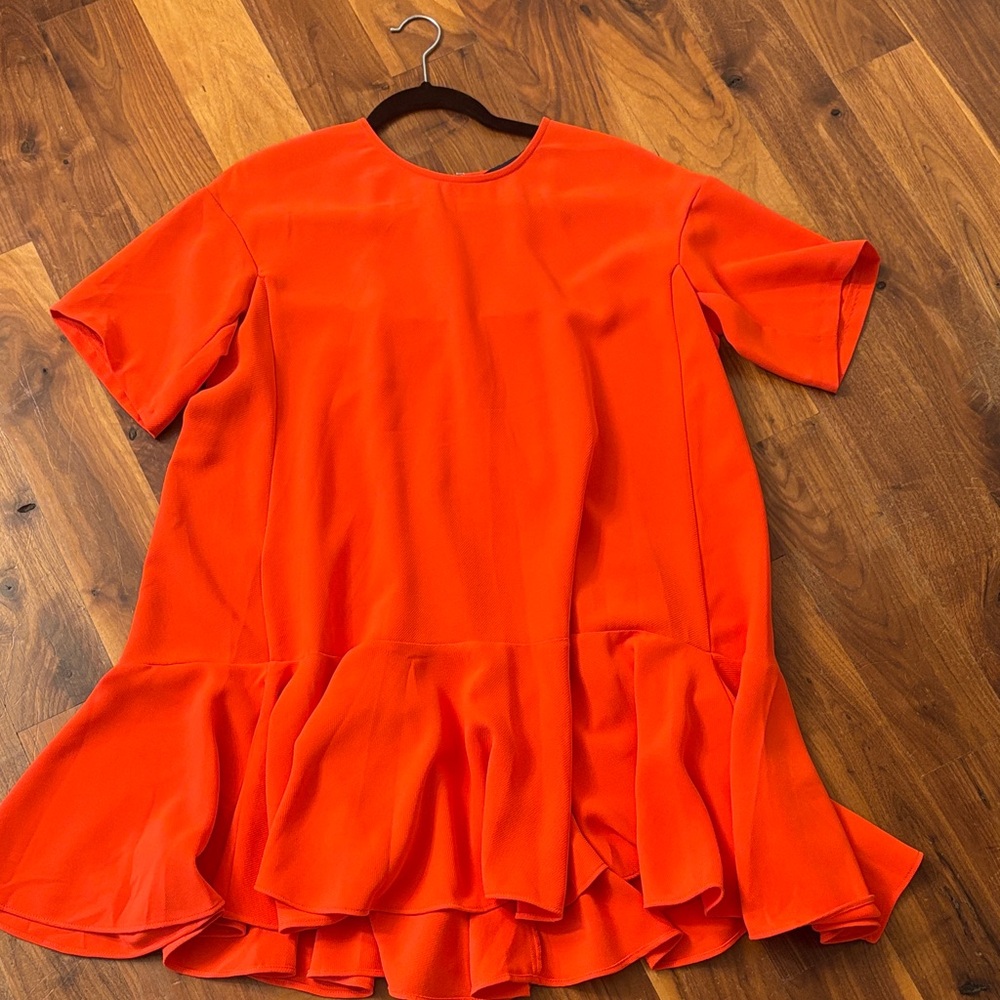French Connection Orange Dress 6 M
